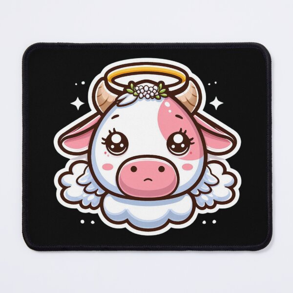 Item preview, Angel Cow Head  designed and sold by ArtistEmbrace.