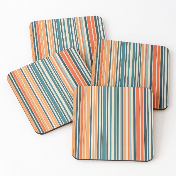 Item preview, A modern striped pattern design with bold, irregular widths and a minimalist color palette.  designed and sold by HEMRO.