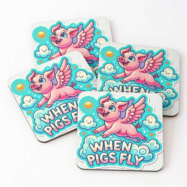 Item preview, When pig fly minimalistic  designed and sold by prezard.