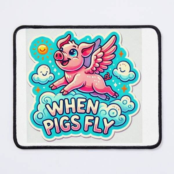 Item preview, When pig fly minimalistic designed and sold by prezard.