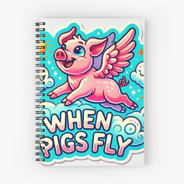 Item preview, When pig fly minimalistic  designed and sold by prezard.