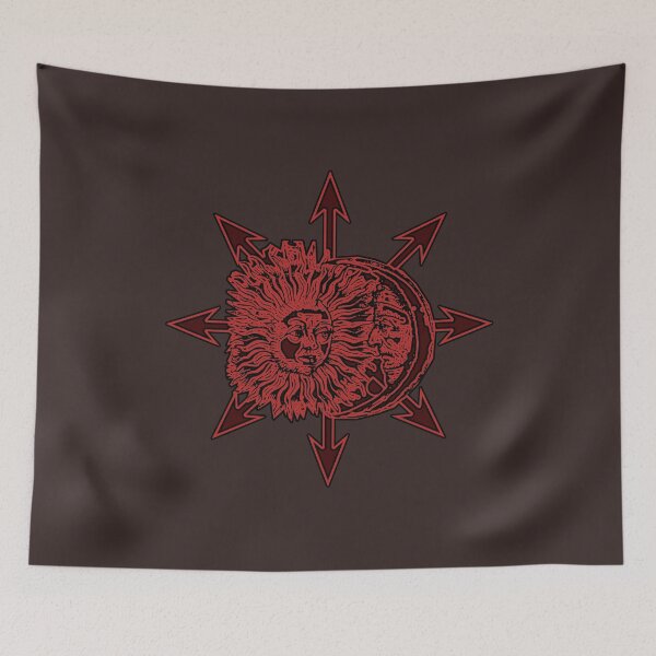 Item preview, Sun Moon Chaos Star Lucifer Dark Alchemy Occult  designed and sold by h44k0n.