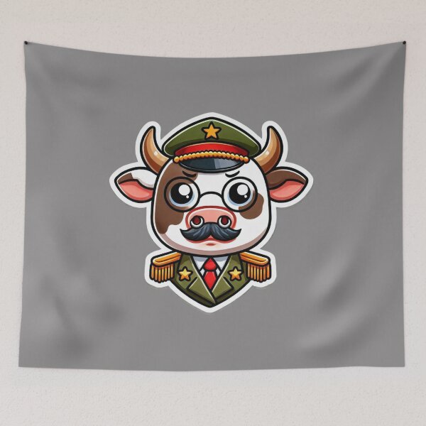 Item preview, Dictator Cow Head  designed and sold by ArtistEmbrace.