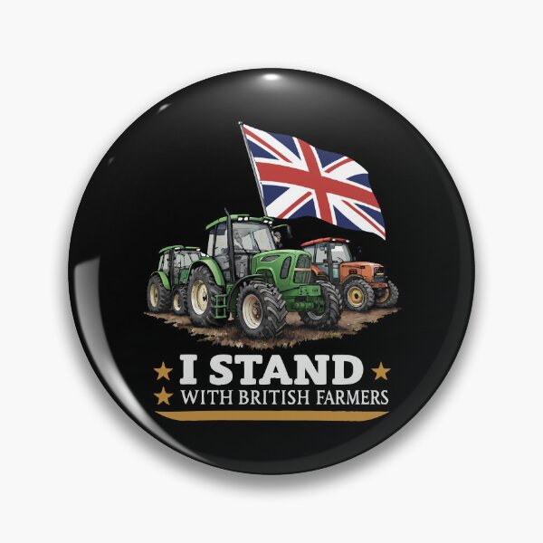 Item preview, I Stand with British Farmers - Support Agriculture designed and sold by JesterKrewArt.