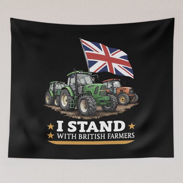 Item preview, I Stand with British Farmers - Support Agriculture designed and sold by JesterKrewArt.