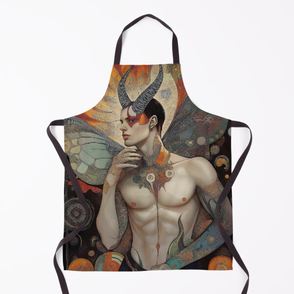 Item preview, Handsome Devil. Athletic male illustration with horns. designed and sold by Shoot-The-Moon.