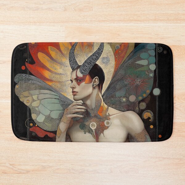 Item preview, Handsome Devil. Athletic male illustration with horns. designed and sold by Shoot-The-Moon.