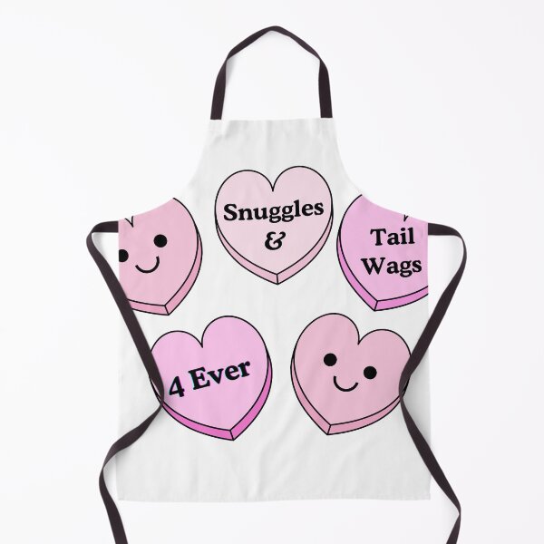 Item preview, Snuggles & Tail Wags Forever - Cute Candy Heart Dog Design designed and sold by TiggsnPigsArt.