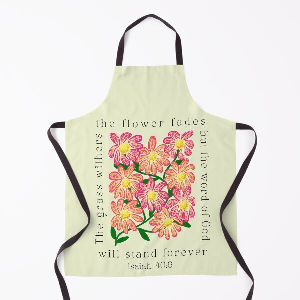 Item preview, Christian floral bible verse design Isaiah  designed and sold by MeadowsAndInk.
