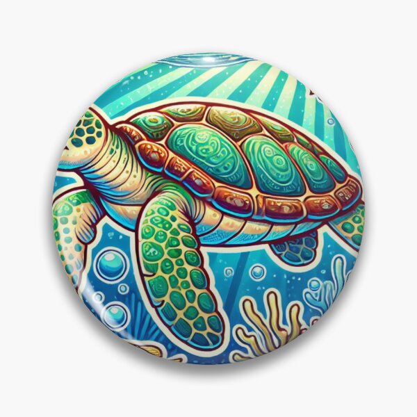 Item preview, Ocean Voyager: Sea Turtle Sticke designed and sold by prezard.