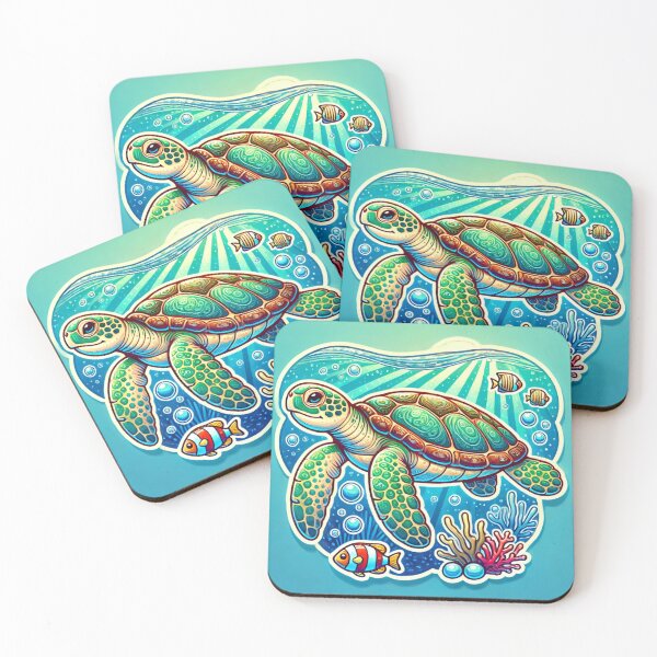 Item preview, Ocean Voyager: Sea Turtle Sticke designed and sold by prezard.