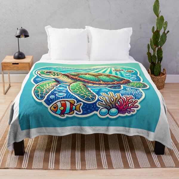 Item preview, Ocean Voyager: Sea Turtle Sticke designed and sold by prezard.