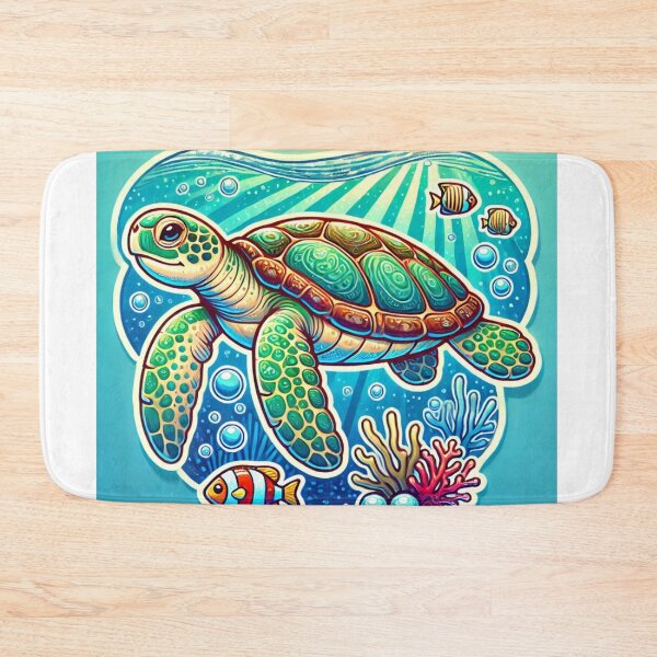 Item preview, Ocean Voyager: Sea Turtle Sticke designed and sold by prezard.