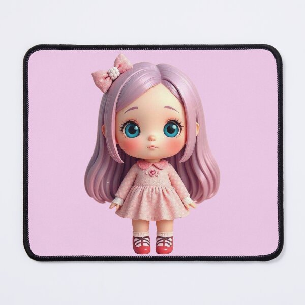 Item preview, Cute 3D Girl Doll designed and sold by MartineP77.