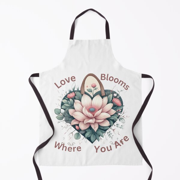 Item preview, Love Blooms Where You Are - Romantic Art Print for Valentine's Day designed and sold by andrew758.