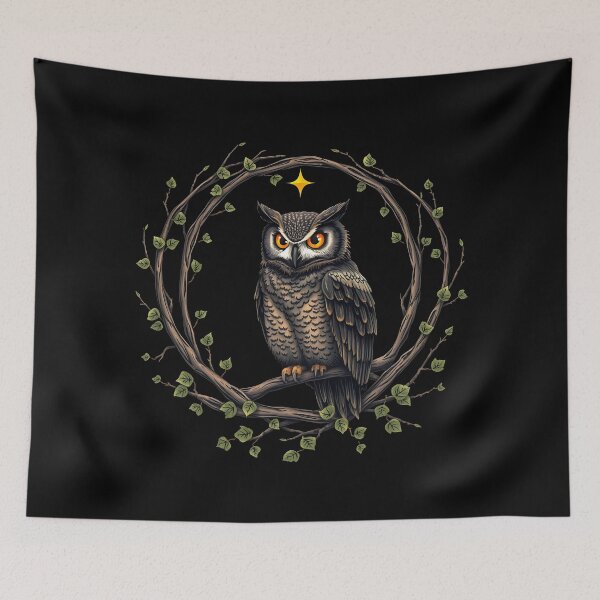 Item preview, Owl Hedera Moon designed and sold by svarupa.