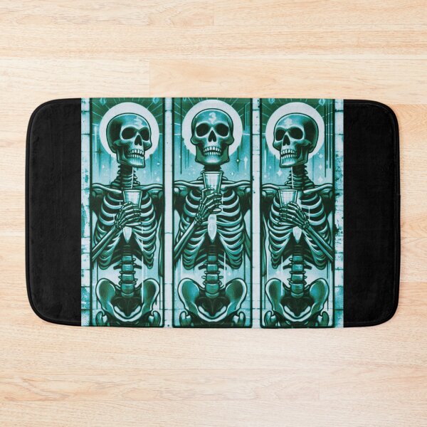 Item preview, Three of Cups Tarot Card - Gothic Skeleton Celebration designed and sold by Midnight Xclusive.