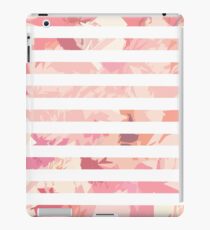 Vinilo o funda para iPad Modern vintage pink coral watercolor stripes