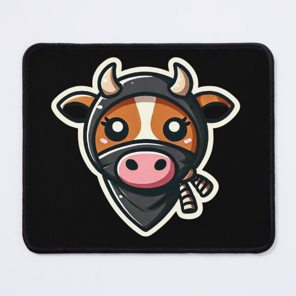 Item preview, Ninja Cow Head designed and sold by ArtistEmbrace.