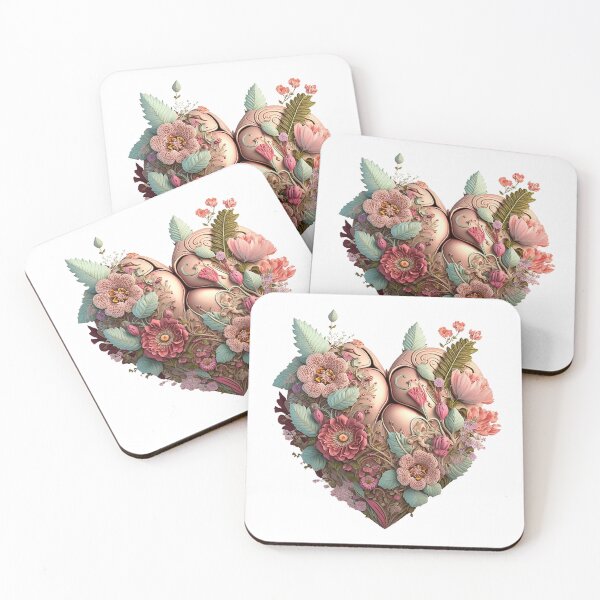 Item preview, Blooming Heart: A Floral Masterpiece designed and sold by T3goods.