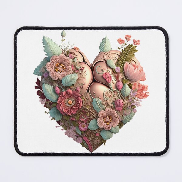 Item preview, Blooming Heart: A Floral Masterpiece designed and sold by T3goods.