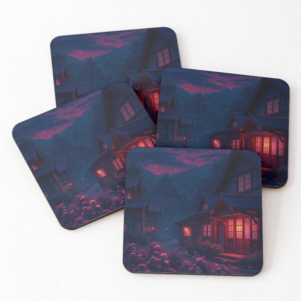 Item preview, Aesthetic Anime Moonlit Night designed and sold by typoinspired.