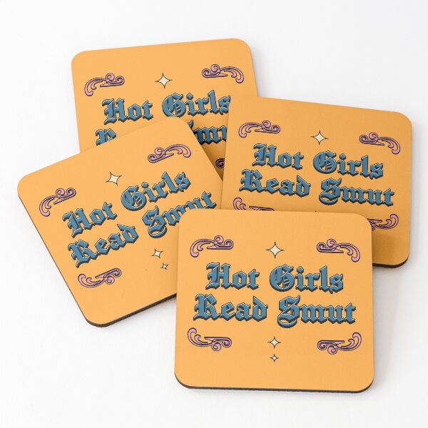 Item preview, Hot Girls Read Smut Illustrated Bookish Type  designed and sold by Magyarmelcsi Illustration.