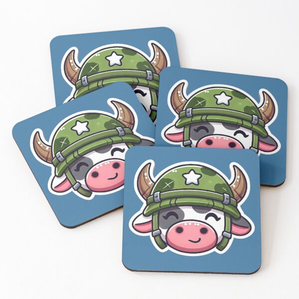 Item preview, Soldier Cow Head  designed and sold by ArtistEmbrace.