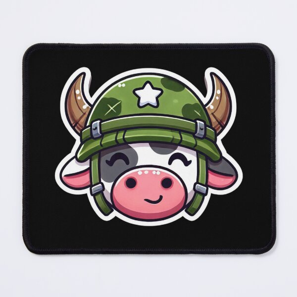 Item preview, Soldier Cow Head designed and sold by ArtistEmbrace.
