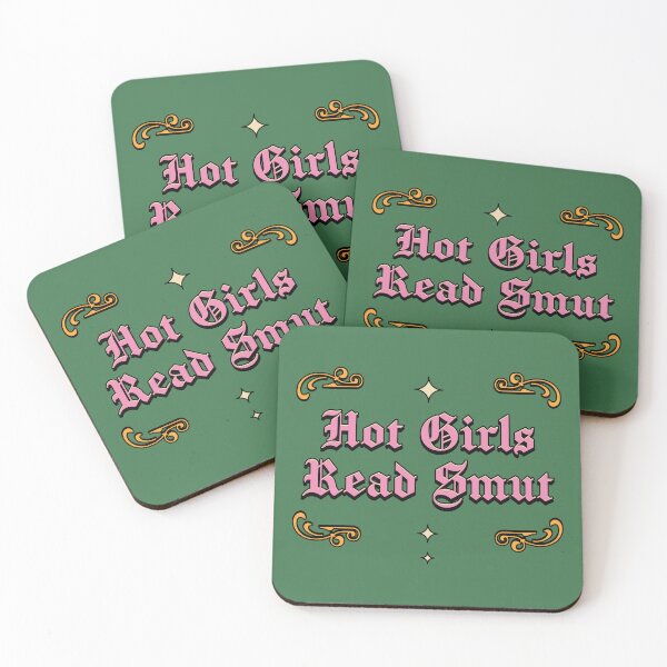 Item preview, Hot Girls Read Smut Illustrated Bookish Type  designed and sold by Magyarmelcsi Illustration.