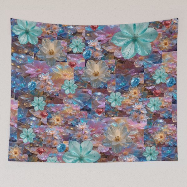 Item preview, Shimmer and flowers designed and sold by Artisfunforme.