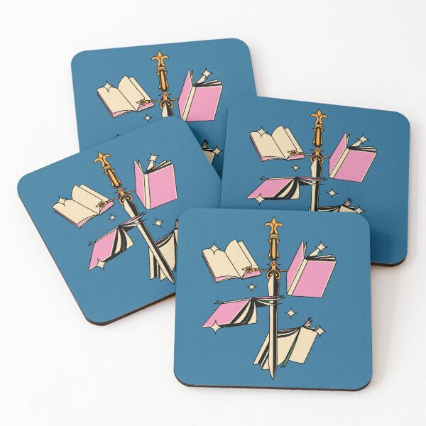 Item preview, Fantasy Sword and Books Illustrated Bookish Type  designed and sold by Magyarmelcsi Illustration.
