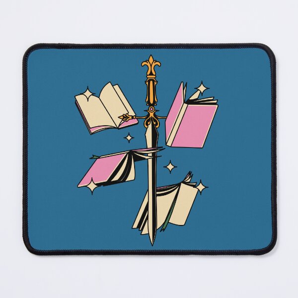 Item preview, Fantasy Sword and Books Illustrated Bookish Type  designed and sold by Magyarmelcsi Illustration.