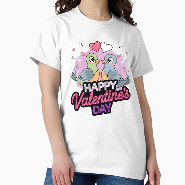 Item preview, Happy Valentine's Day – Cute Love Birds Design. designed and sold by SalahuTheBoss.