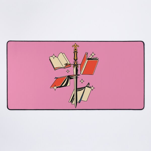 Item preview, Fantasy Sword and Books Illustrated Bookish Type designed and sold by Magyarmelcsi Illustration.