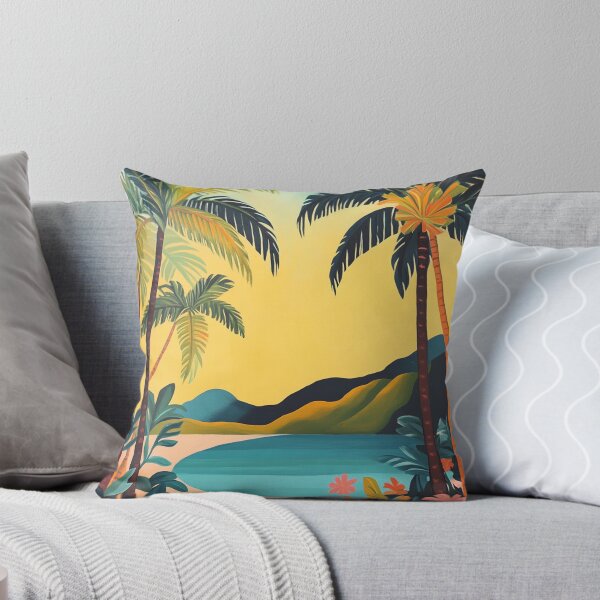 Item preview, Tropical Beach at Sunset designed and sold by NathalieTecher.
