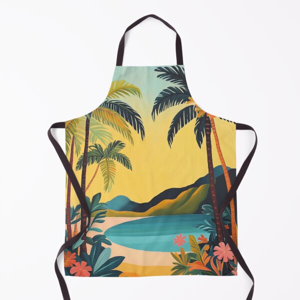 Item preview, Tropical Beach at Sunset designed and sold by NathalieTecher.
