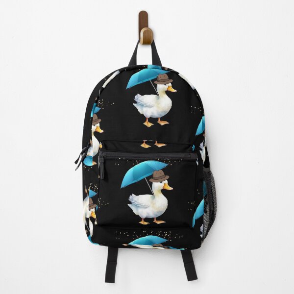 Item preview, Cute Duck with a Hat and Umbrella designed and sold by Agu210.