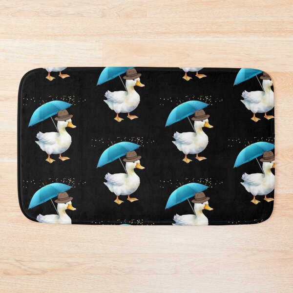 Item preview, Cute Duck with a Hat and Umbrella designed and sold by Agu210.