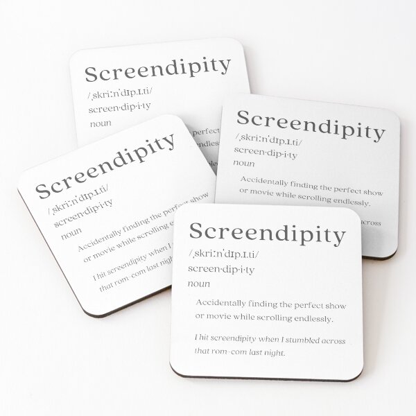 Item preview, Dictionary: Screendipity designed and sold by nature. electrified..