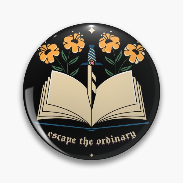 Item preview, Escape the Ordinary Illustrated Bookish Type  designed and sold by Magyarmelcsi Illustration.