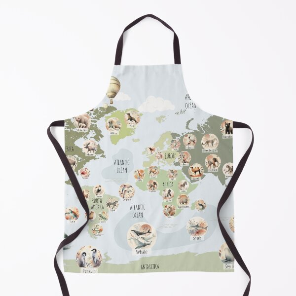 Item preview, Adventure Wildlife Map designed and sold by Vivien la Muse.