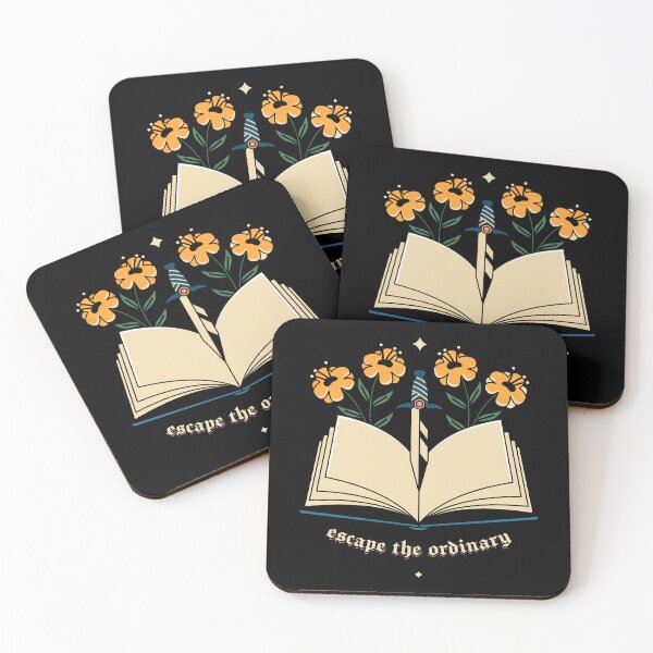 Item preview, Escape the Ordinary Illustrated Bookish Type  designed and sold by Magyarmelcsi Illustration.