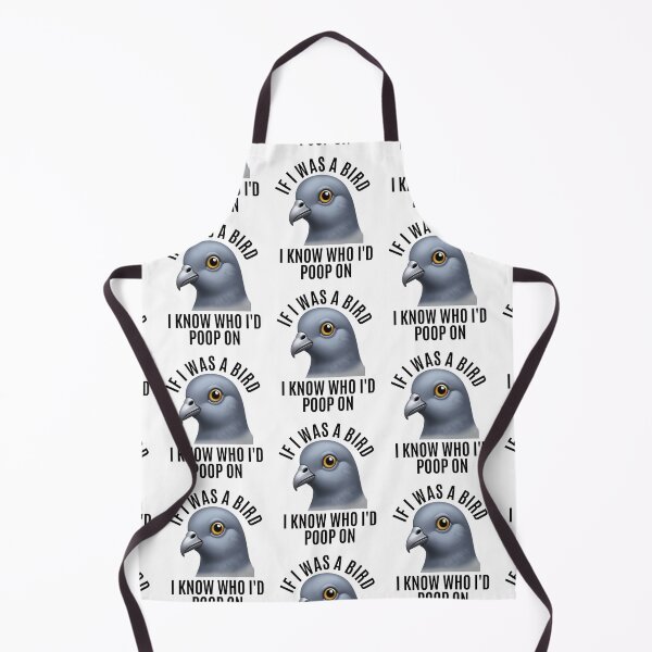Item preview, If I Was a Bird - Funny Pigeon Poop Humor Sarcastic designed and sold by The Junto Shop.