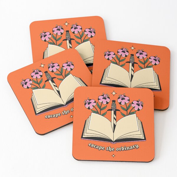 Item preview, Escape the Ordinary Illustrated Bookish Type  designed and sold by Magyarmelcsi Illustration.