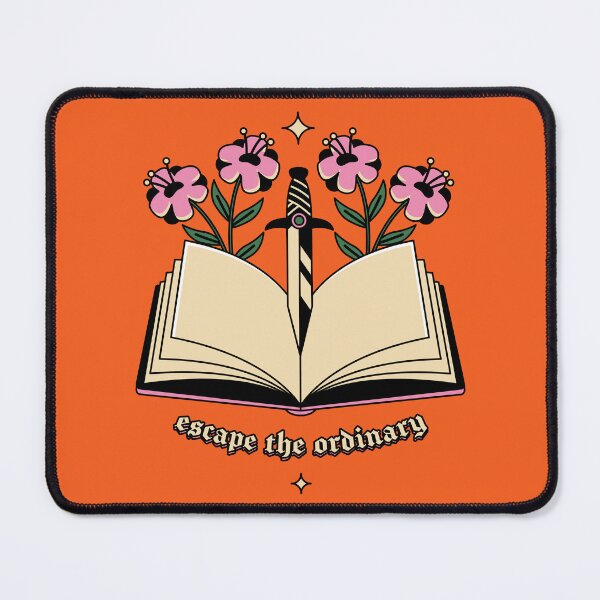 Item preview, Escape the Ordinary Illustrated Bookish Type designed and sold by Magyarmelcsi Illustration.