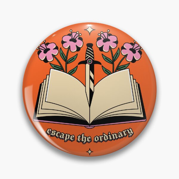Item preview, Escape the Ordinary Illustrated Bookish Type  designed and sold by Magyarmelcsi Illustration.