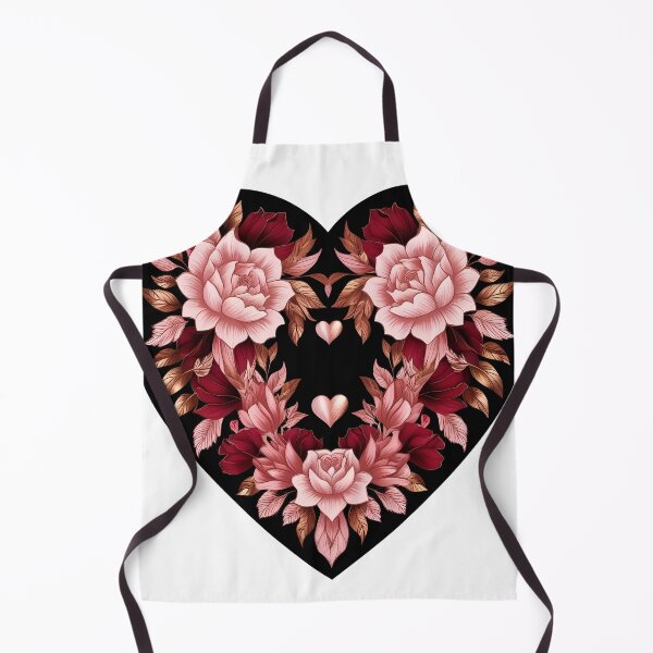 Item preview, Heart-Shaped Mandala with Floral and Leafy Patterns designed and sold by LoliDesignShop.