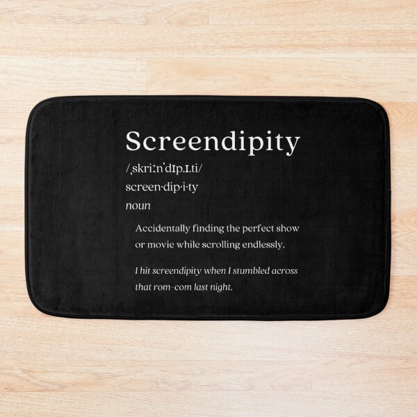 Item preview, Dictionary: Screendipity designed and sold by nature. electrified..
