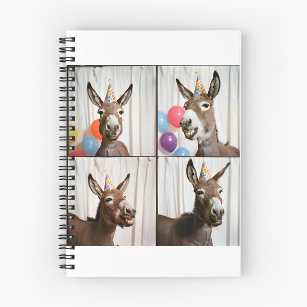 Item preview, Birthday Party Donkey Photobooth designed and sold by RockFireMerch.